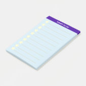 Stars gepersonaliseerde dingen om te doen post-it® notes (Schuin)