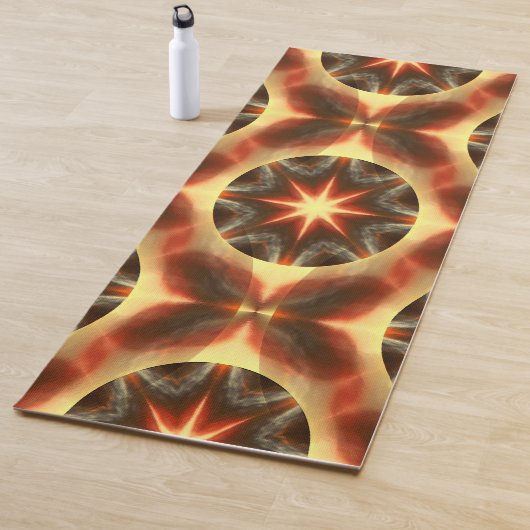 Stars gloeien..... yogamat (In situ)