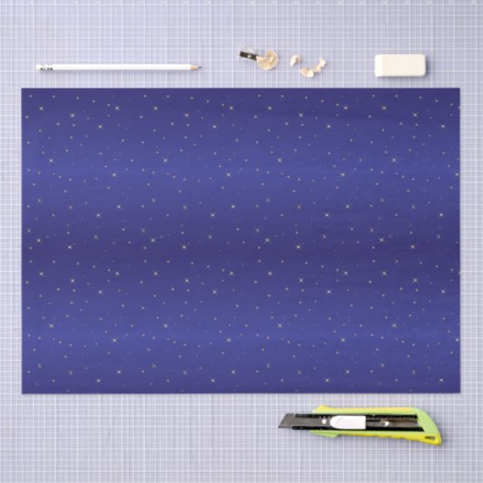 STARS GOLD-weefselpapier Tissuepapier (Craft)