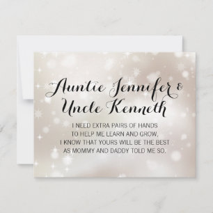 Stars Gold zal je mijn godouders voorstellen Kaart