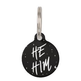 Stars He/Him Pronouns Huisdierpenning