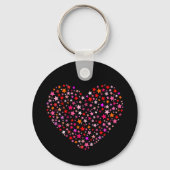 Stars Heart Sleutelhanger (Voorkant)