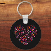Stars Heart Sleutelhanger (Voorkant)