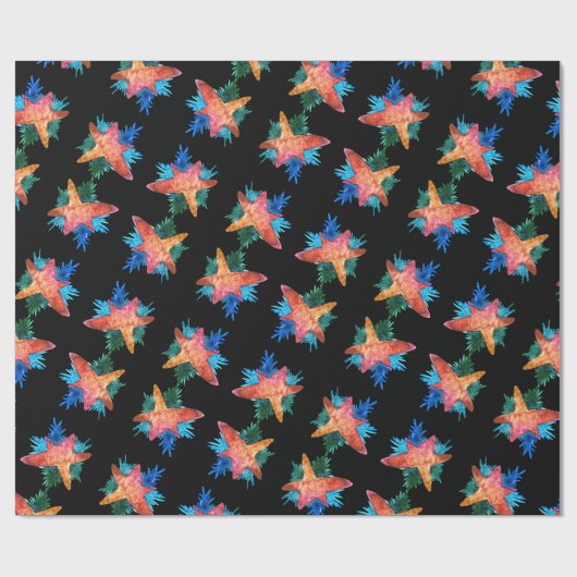 Stars Holiday Mood Cadeaupapier (Vlak)