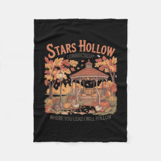 Stars Hollow Where You Lead I Will Follow Thanksgi Fleece Deken