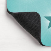 Stars in de Night Sky Mousepad, Blauwgroen Muismat (Hoek)