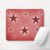 Stars in de Night Sky Mousepad, Dark Red Muismat (Met muis)