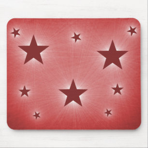 Stars in de Night Sky Mousepad, Dark Red Muismat