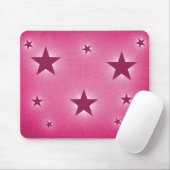 Stars in de Night Sky Mousepad, Magenta Muismat (Met muis)