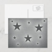 Stars in het Briefkaart Night Sky, Dark Grey (Voorkant / Achterkant)