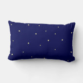 Stars in Midnight Blue Sky fantastisch Kussen (Achterkant)