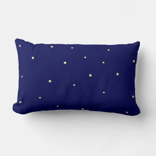 Stars in Midnight Blue Sky fantastisch Kussen (Voorkant)