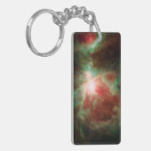 Stars in Orion Nebula Space Sleutelhanger (Voorkant Links)
