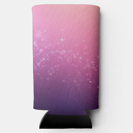 Stars In Pink Space Seltzer Blikjeskoeler (Achterkant)