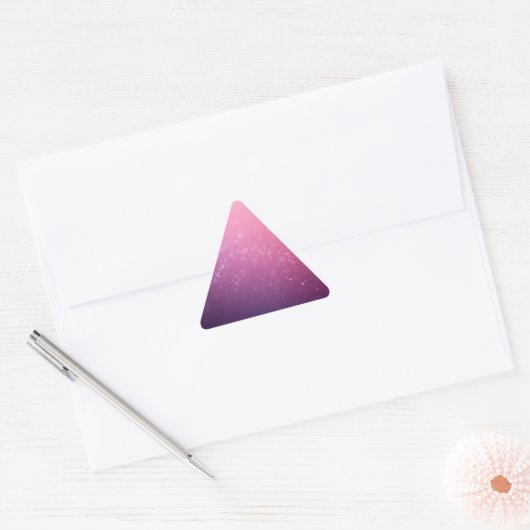 Stars In Pink Space Sticker (Envelop)