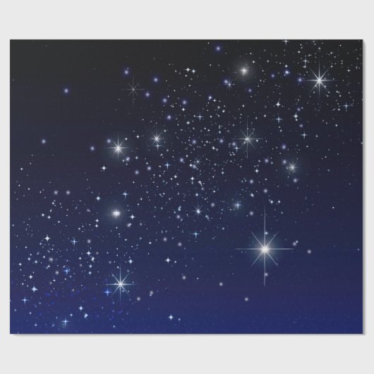 STARS IN RUIMTE CADEAUPAPIER (Vlak)