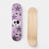 Stars in schedeldek persoonlijk skateboard (Voorkant)