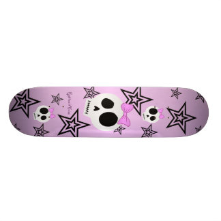 Stars in schedeldek persoonlijk skateboard