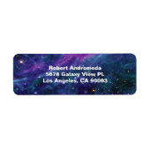 Stars in Tarantula Nebula Blue Hue, ZGOS, Adres Etiket (Voorkant)