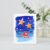 Stars In The Bright Sky Postcard Briefkaart (Staand voorkant)