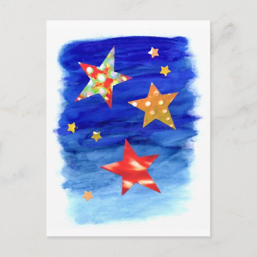 Stars In The Bright Sky Postcard Briefkaart (Voorkant)