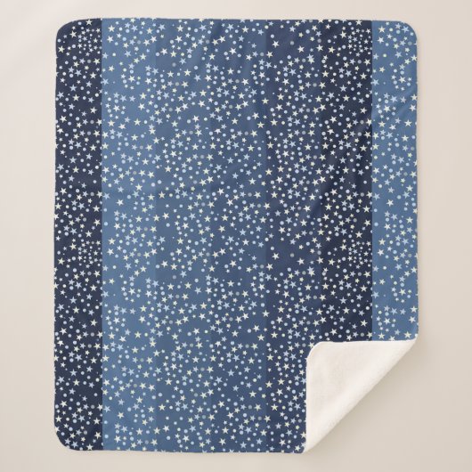 Stars in the Sky Sherpa Deken (Voorkant)