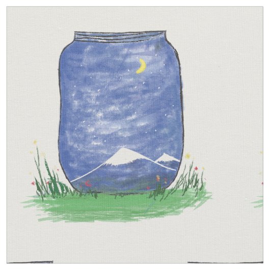 Stars Jar Stof (Close Up)
