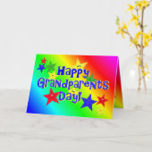 Stars-kaart voor grootouders kaart (Gele Bloem)