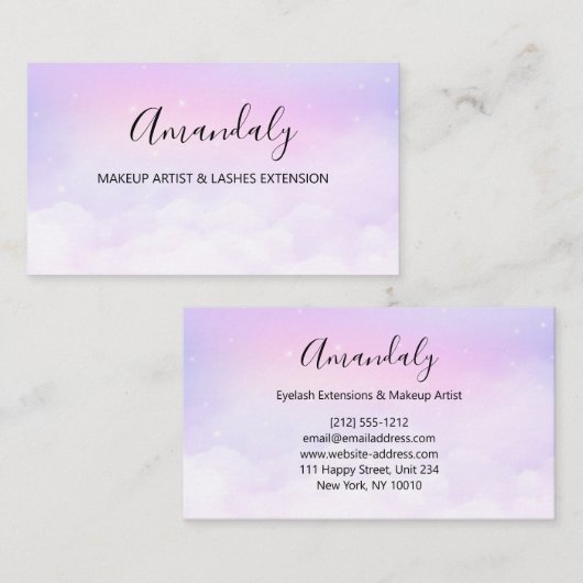 Stars Kon Sky Visitekaartje (Voorkant / Achterkant)