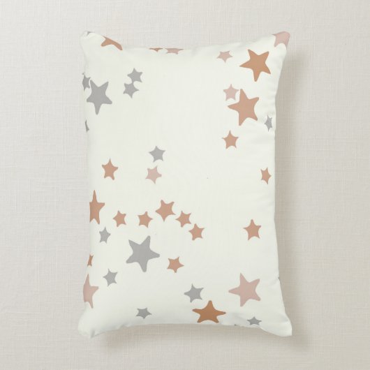 Stars kussen in neutraal roze en grijs (Voorkant(Verticaal))