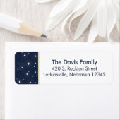 Stars label voor geboortedag (Insitu)
