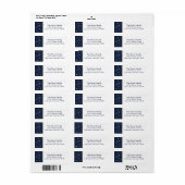 Stars label voor geboortedag (Full Sheet)