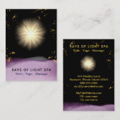 *~* Stars Licht Healing Rays Universe Energy Visitekaartje (Voorkant / Achterkant)