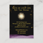 *~* Stars Licht Healing Rays Universe Energy Visitekaartje (Achterkant)