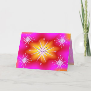 Stars Light New Year-kaart Feestdagen Kaart