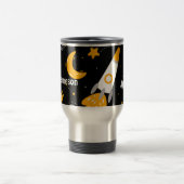 Stars maan Buitenspatie Rocket Reisbeker (Center)