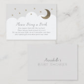 Stars, maan en wolken grijs alsjeblieft, breng een informatiekaartje (Voorkant / Achterkant)