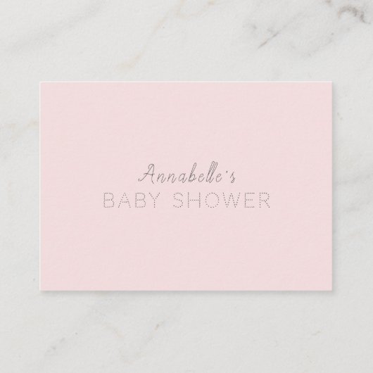 Stars, maan en wolken Roze alstublieft, neem een K Informatiekaartje (Achterkant)