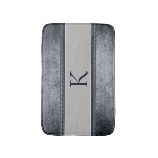 Stars Monogram Bath Mat (Voorkant Verticaal)