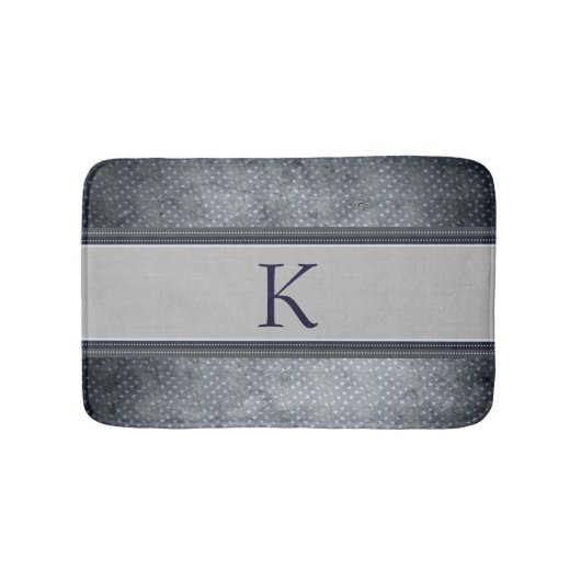 Stars Monogram Bath Mat (Voorkant)