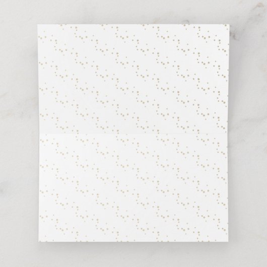 Stars & Moon Baby Blue Boy Plaatskaartje (Binnenkant ongevouwen)