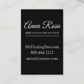 *~* Stars Moon Lotus Sacred Symbool to Nirvana Visitekaartje (Achterkant)