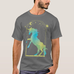 Stars Moon Magical Animal Unicorn Lover Fairytale T-shirt