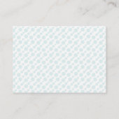 Stars Moon Mint Baby shower Book Request Card Informatiekaartje (Achterkant)