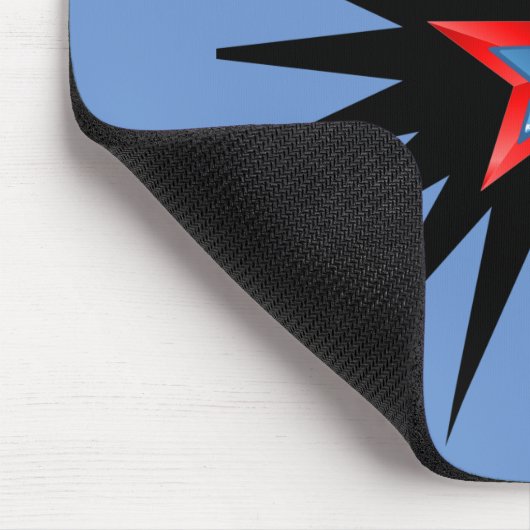 Stars mousepad, muispad muismat (Hoek)