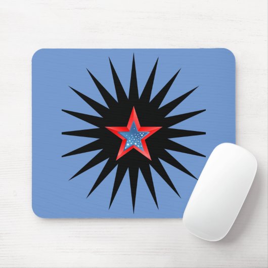 Stars mousepad, muispad muismat (Met muis)
