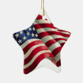 Stars N Strepen Keramisch Ornament (Rechts)