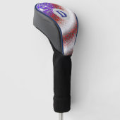 Stars-n-Stripes monogram Golfheadcover (Schuin)