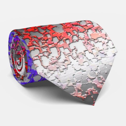 Stars-n-Stripes Stropdas (Opgerold)