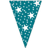 Stars naadloos patroon wit + uw achtergrond. en id vlaggetjes (Derde vlag)